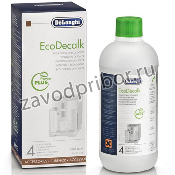 Жидкость для удаления накипи DeLonghi SET DLSC500 ECODECALK(500ML)DL