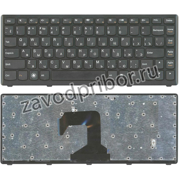 Клавиатура для ноутбука Lenovo IdeaPad S300 S400 S405 черная