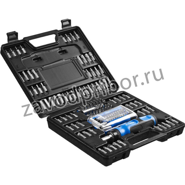 25237-H129, ЗУБР 129 предм., Реверсивная отвертка с насадками (25237-H129)