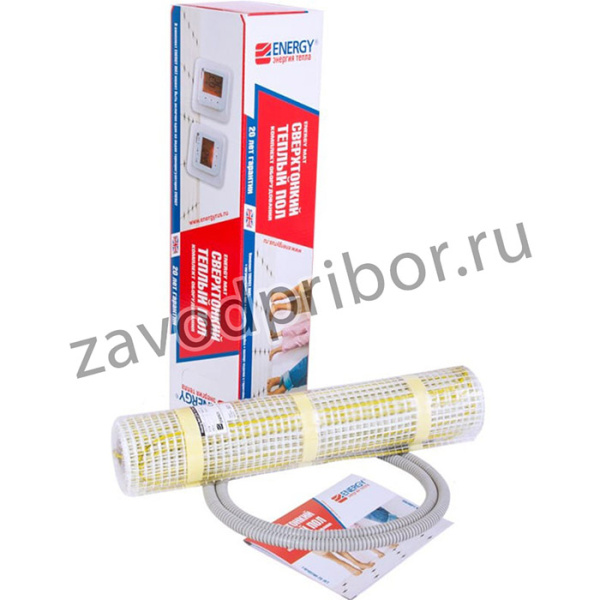 Теплый пол (мат) 0,8 - 130 Вт к/т без термостата 00-УТ-00626