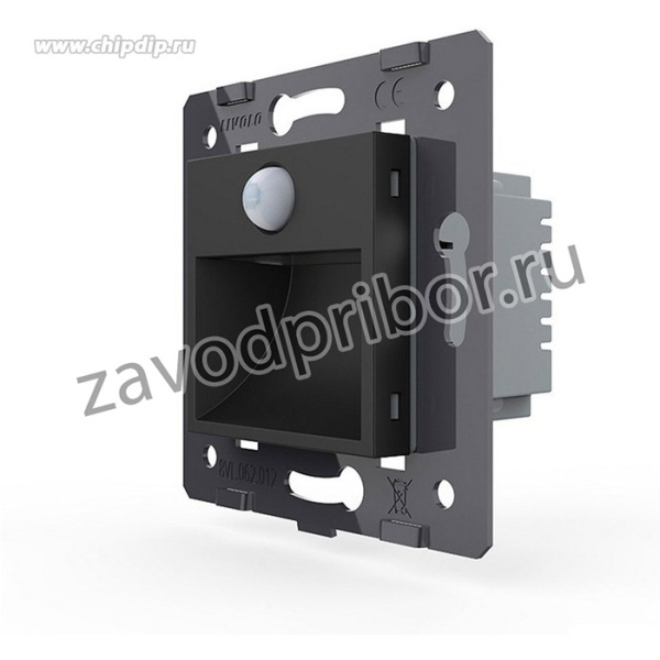 Подсветка лестницы, пола Livolo с датчиком движения, цвет черный (механизм) VL-C7-01JDRG-12 Ливолотач