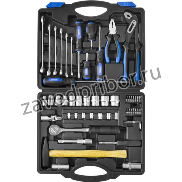 27765-H56, СИБИН 56 предм., (1/2"+1/4"), Универсальный набор инструмента (27765-H56)