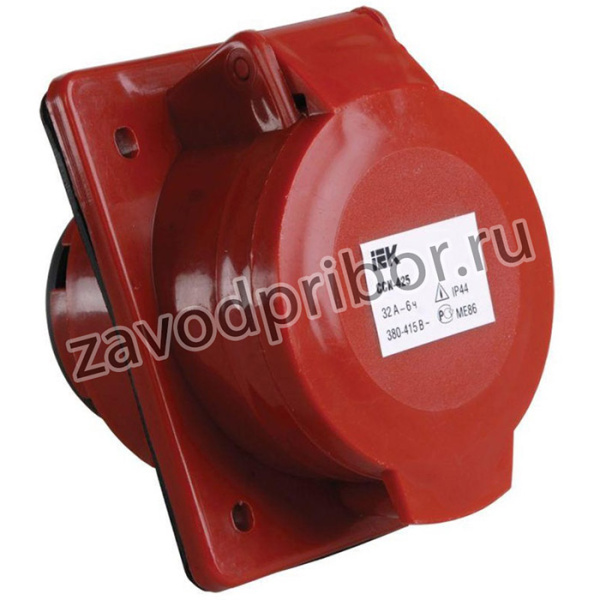 Розетка встраиваемая 32А 3P+E+N 380В IP44 ССИ-425 IEK PSR42-032-5