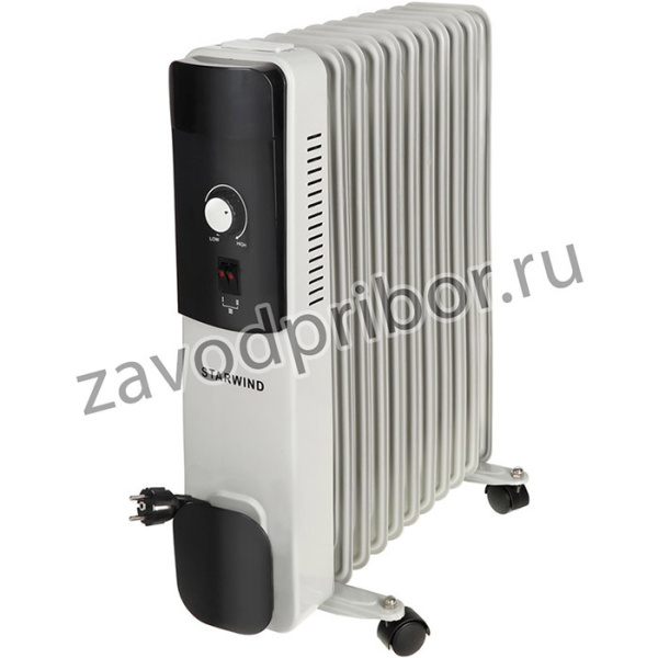 Радиатор масляный Starwind SHV4120 2500Вт белый/черный