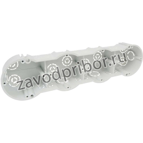 Коробка установочная 4-х местная для твердых стен Kopos KP 64 / 4 (KA) 284х70х45 мм