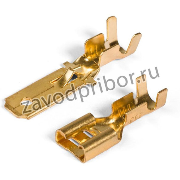 Разъем плоский неизолированный РП-М 2,5-(6,3) КВТ