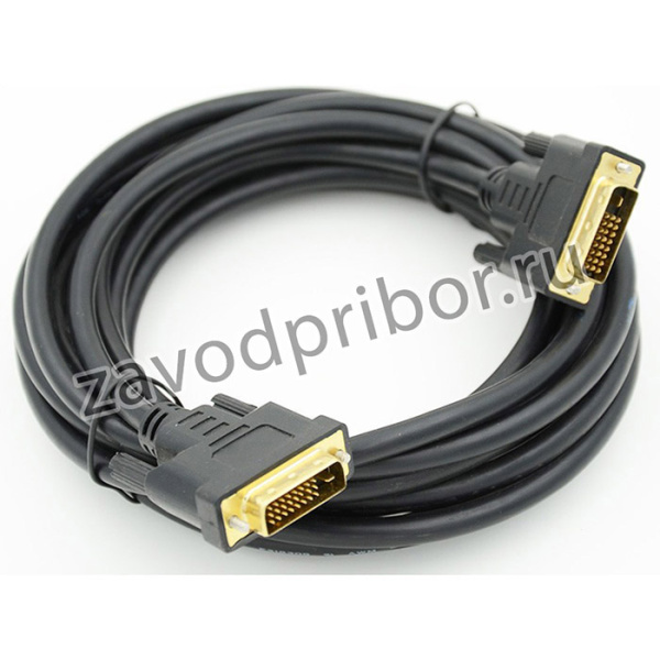 Кабель DVI-D Dual Link (m) DVI-D Dual Link (m) 5м феррит.кольца черный