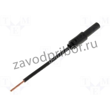 ADA86/F/1.8-SW, Измерительный щуп, 10А, черный, Диам.конца: 1,7мм, 70ВDC, 33ВAC