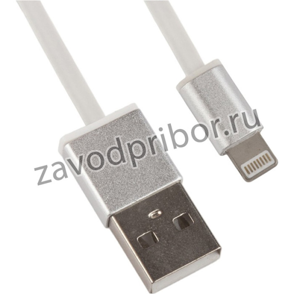 USB Дата-кабель Коробочка для Apple 8 pin белый