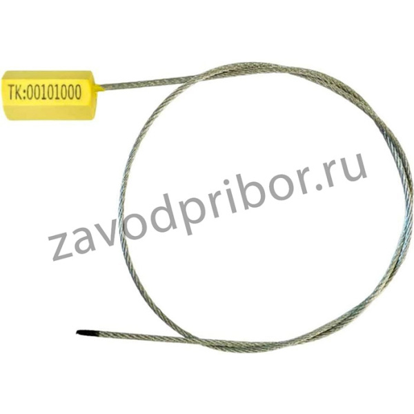зпу "тк трос призма" 1,8/500мм, упак. 100 шт., цвет: желтый 24187