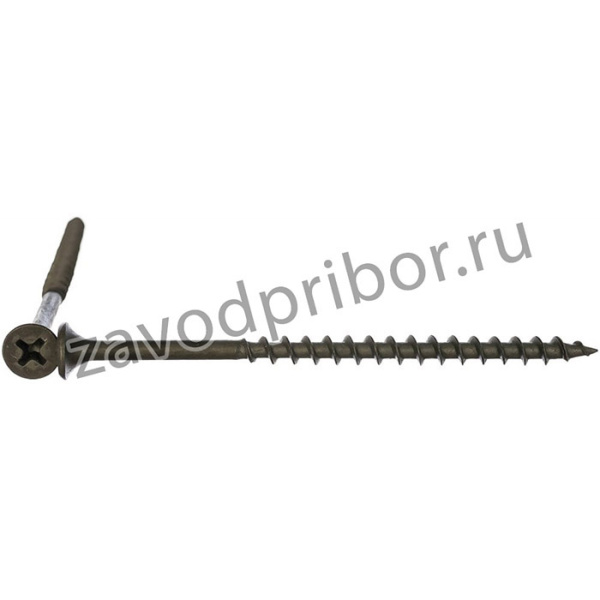 Саморез 4,2x76 потай, крупная резьба, оксид 4,2x75; 3,9x75 220 шт 0500377 КЧ