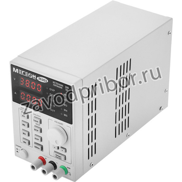 МЕГЕОН 36303, Одноканальный программируемый линейный источник питания