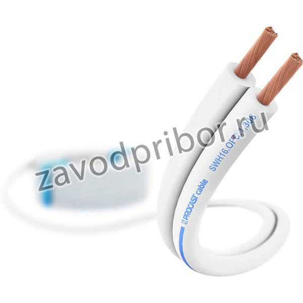 PROCAST cable SWH 16.OFC.1,306 Инсталляционный белый акустический кабель 2х1,306mm2 25 м