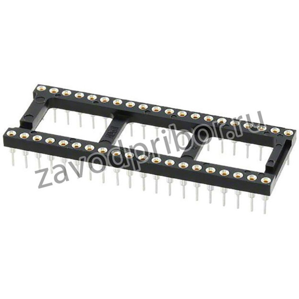 840-AG11D-ESL-LF, Conn DIP Socket SKT 40 POS 2.54mm Solder ST Thru-Hole Tube