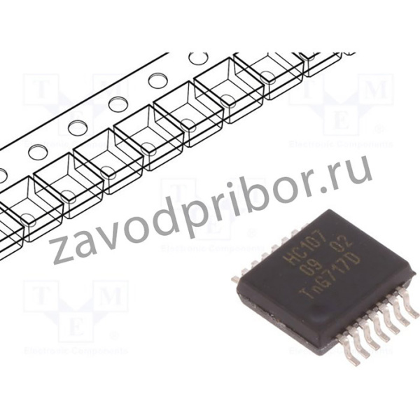 74HC107DB.112, IC: цифровая; JK триггер (flip-flop); Ch: 2; IN: 4; CMOS; SMD; SSOP14