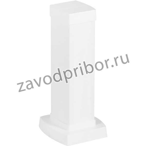 Мини-колонна 0,3m, 1 секция, корпус и крышка из ПВХ, цвет белый