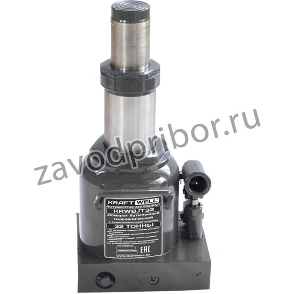 Домкрат бутылочный г/п 32000 кг, с телескопическим штоком KRWBJT32