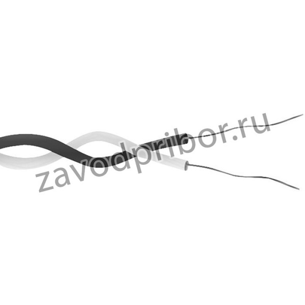 XF-1261-FAR, Thermocouple Cable, Type J, IEC, PTFE Twin Twisted, 1/0.2 mm, 50 m