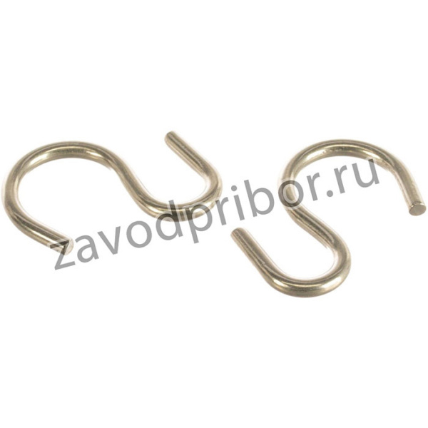 Крюк S-образный ассиметричный 36х4х12х19 нержав. сталь 2 шт. G2 9824 1