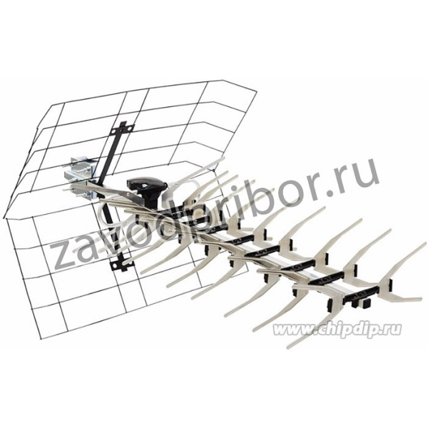 34-0412-1, ТB антенна наружная для цифрового телевидения DVB-T2 (модель RX-412-1) (пакет)