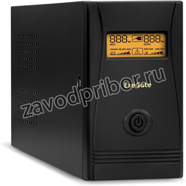 ИБП ExeGate SpecialPro Smart LLB-600.LCD.AVR.4C13 600VA/360W, LCD, AVR, 4*C13, Black