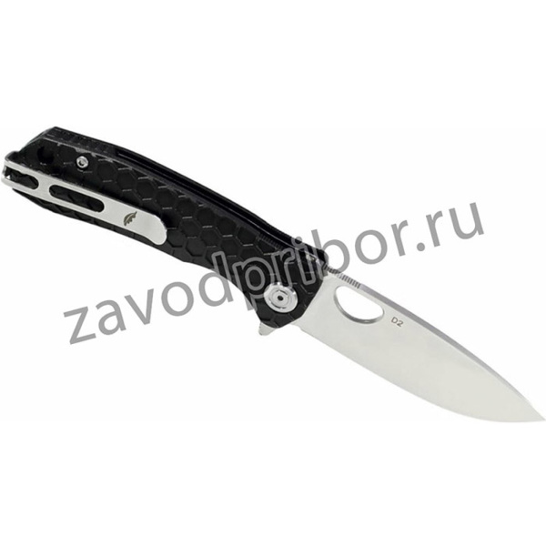 Нож Flipper D2 M с чёрной рукоятью HB1016