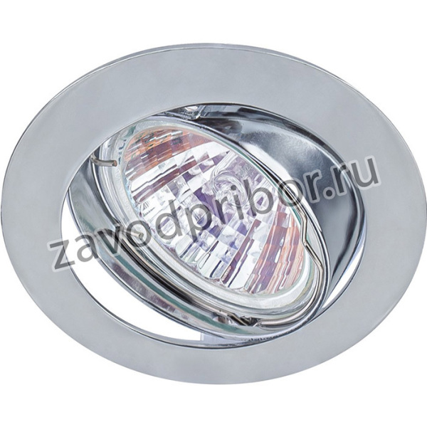 KL1A CH Светильник ЭРА литой простой пов. MR16,12V/220V, 50W хром C0043656