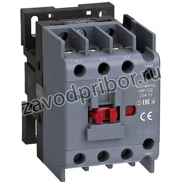 Контактор КМ-102 3п 25А кат. 230В AC 1НО AC-3 AC-4 DEKraft 22004DEK