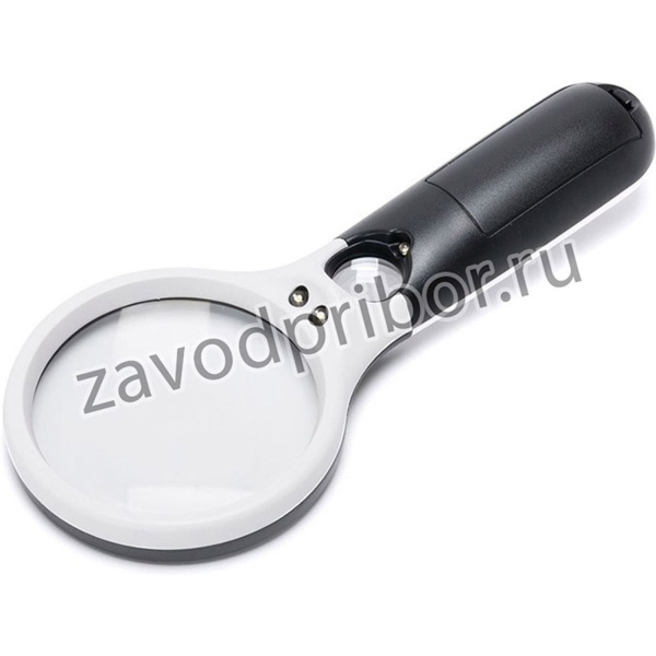 Лупа ручная MG6902B 3X75мм 45X22мм 3LED
