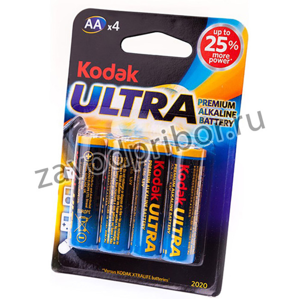 Kodak ULTRA PREMIUM LR6 BL4, Элемент питания
