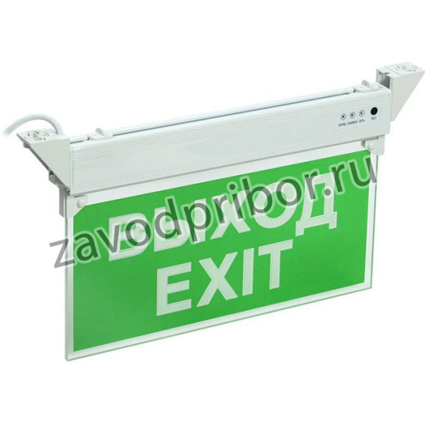 Светильник светодиодный ССА 2101 "ВЫХОД-EXIT" 3Вт IP20 3ч аварийный IEK LSSA0-2101-3-20-K03
