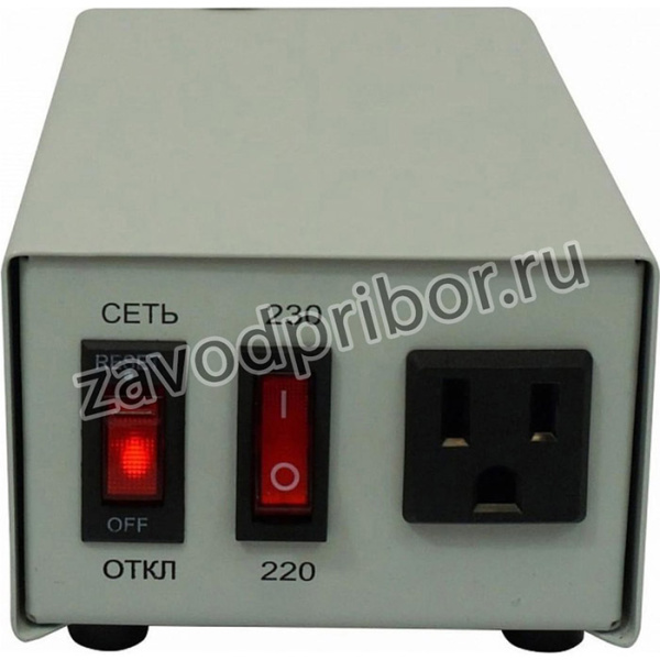 АТ 230-220/120-0,1-50 с/к, Автотрансформатор АТ 230-220/120-0,1-50 0,1 кВА, в сером корпусе