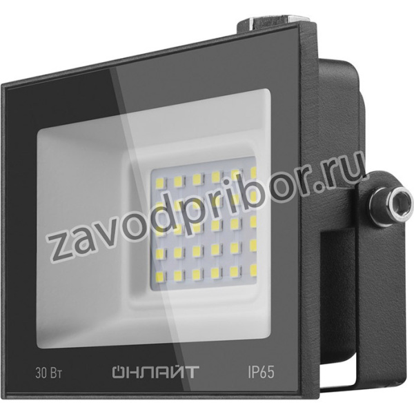 Светильник ОНЛАЙТ 71 658 OFL-30-6K-BL-IP65-LED