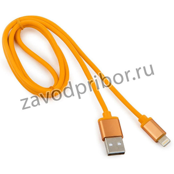 Кабель для Apple CC-S-APUSB01O-1M AM/Lightning длина 1м оранжевый