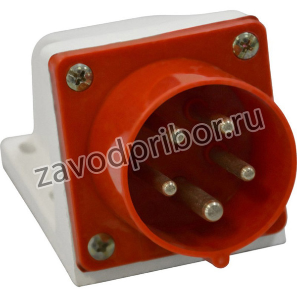 Вилка 515 16А 6h 380AC 3P+PE+N IP44 для монтажа на поверхность КЭАЗ 241215
