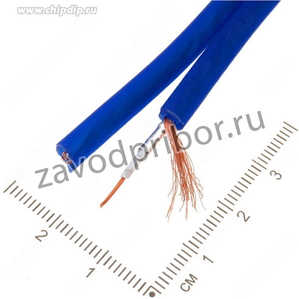 Кабель AV, 2x5, ШГЭС, [5,0x10,0], LCL-10, экран, синий; каб AV\2x5\ШГЭС\[5,0x10,0] \LCL-10\экран\син\