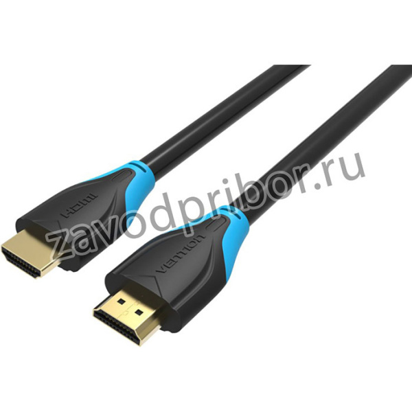 Кабель Vention HDMI(m)/HDMI(m) - 0.75 м (VAA-B01-L075), Кабель Vention HDMI High speed v1.4 with Ethernet 19M/19M - 0.75м