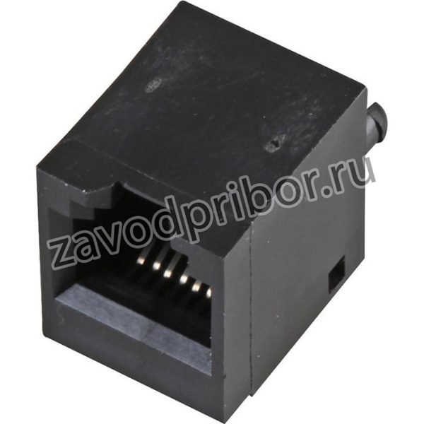 SS-650810-A-NF, Модульный разъем, RJ45 Jack, 1 x 1 (Порт), 8P8C, Монтаж в Сквозное Отверстие