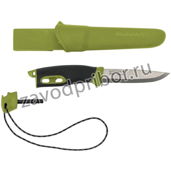 Нож Morakniv Companion Spark (S) Green, нержавеющая сталь, 13570