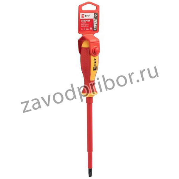 Отвертка SL6.5х150мм Expert 1000В PROхima EKF sl-6.5-150-exp-in