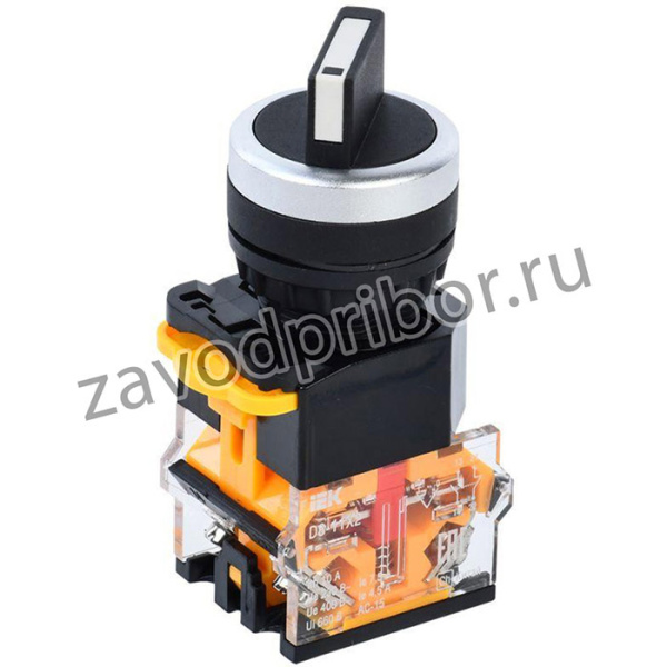 Переключатель D8-11X2 на 2 полож. 1з+1р черн. IEK BSW30-11X2-3-24-2-K02