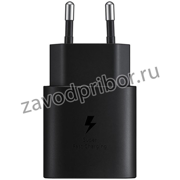 Зарядное устройство сетевое Samsung EP-TA800 Type-C 25Вт черный