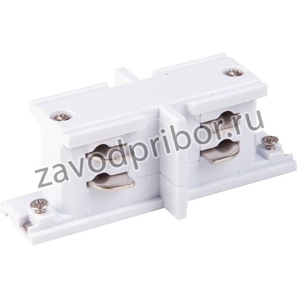 TRC-1-3-II-WH / Соединитель электрический Коннектор прямой внутренний для трехфазного шинопровода (белый) /