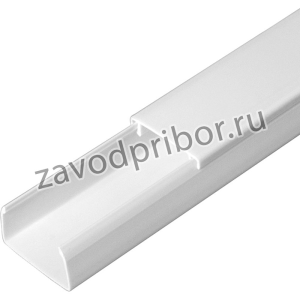 Кабель-канал белый 2-й замок в п/э 25х16 (50 м/уп) (PR03.0050)
