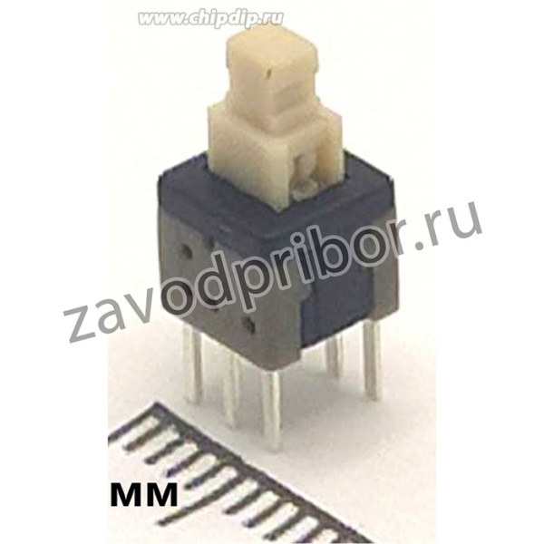 Микропереключатель с фиксацией, 5.8x5.8x10mm (PS-5850A-6PL)