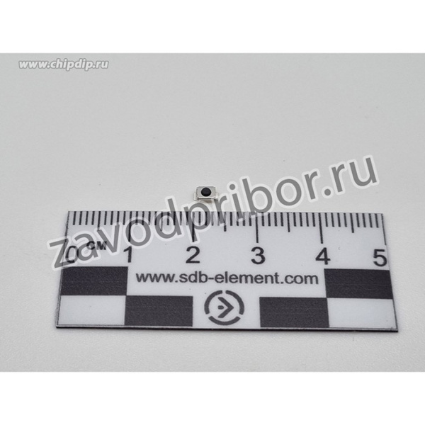 Кнопка без фиксации B3U-1000P, 12VDC SMD,2.5x3x1.6mm