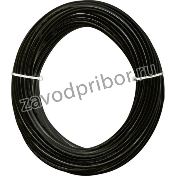 Коаксиальный кабель RG-6U, 75 Ом CCA, оплетка AL, черный, 25м TWCS-COAX-RG6- CCS-48-OUT-25