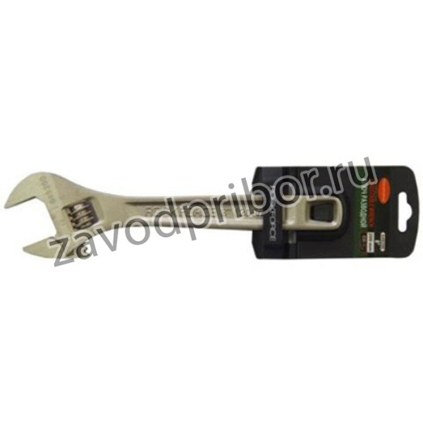 RF-649200, Ключ разводной 200мм 8" (захват 25мм) с держателем ROCKFORCE