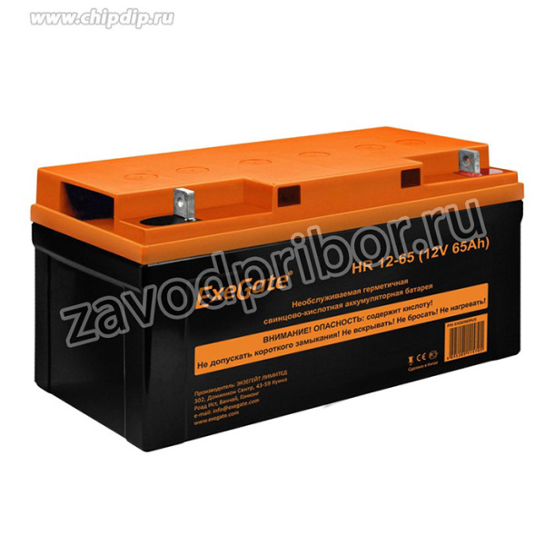 АКБ ExeGate HR 12-65 (12V 65Ah, под болт М6)