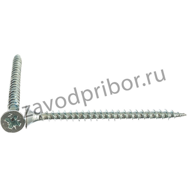 Саморезы универсальные 50x4,0 мм 200 шт оцинкованные - коробка с ок. Tech-Kr 102184